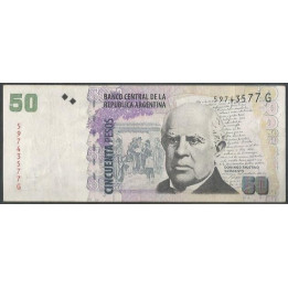 Argentina 50 Pesos ND2003-13 Serie G P356