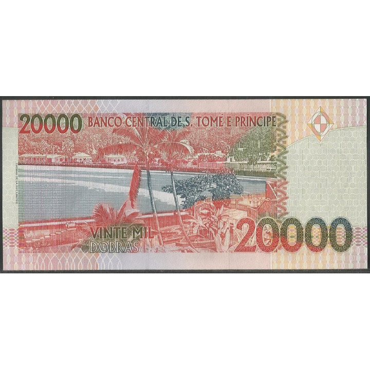St Tome e Prince 20.000 Dobras 10 Dic 2010 P67d reverso