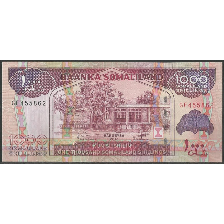 Somaliland 1.000 Shillings 2015 P20d