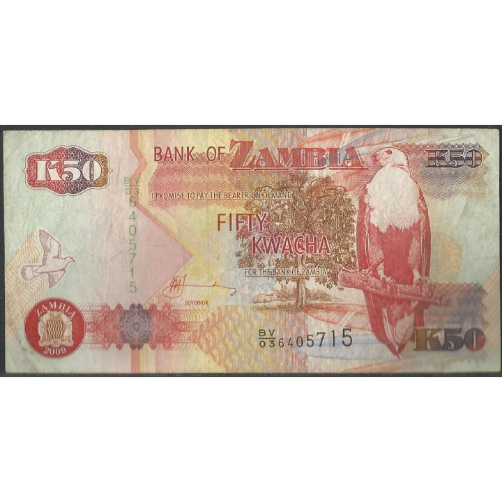 Zambia 50 Kwacha 2009 P37h