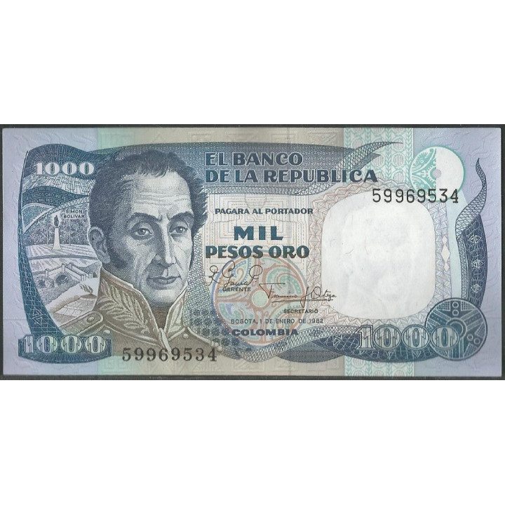 Billete de 1.000 Pesos 1 Ene 1982 BGW413