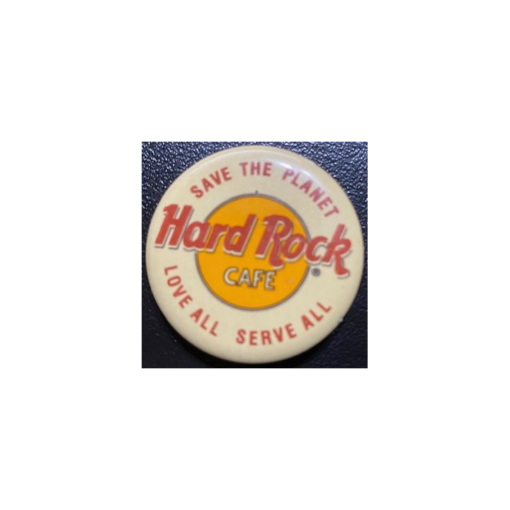 Hard Rock Cafe Boton Save the planet