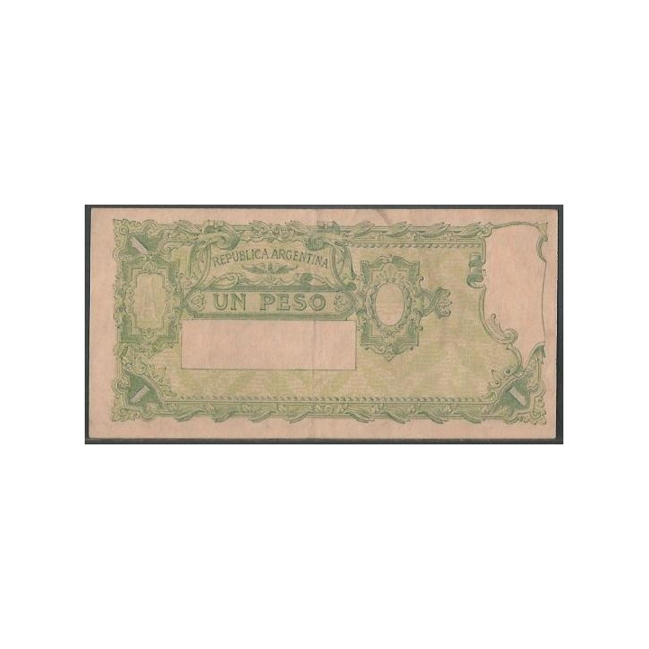 Argentina 1 Peso L1947 Serie M P257 reverso
