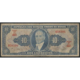 Brasil 10 Cruzeiros ND1963 P167b