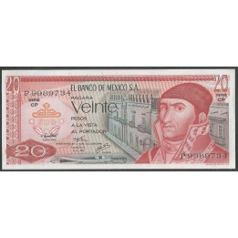 Mexico 20 Pesos 8 Jul 1976 Serie CP P64c