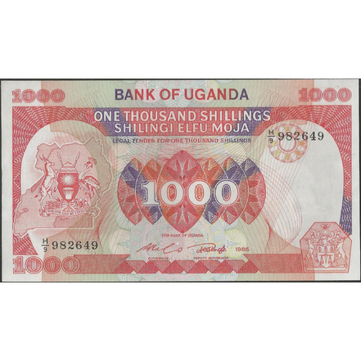 Uganda 1.000 Shillings 1986 P26