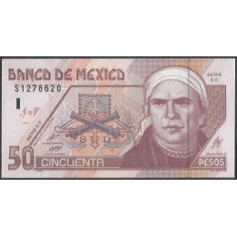 Mexico 50 Pesos 26 Mar 2002 Serie EC P117b