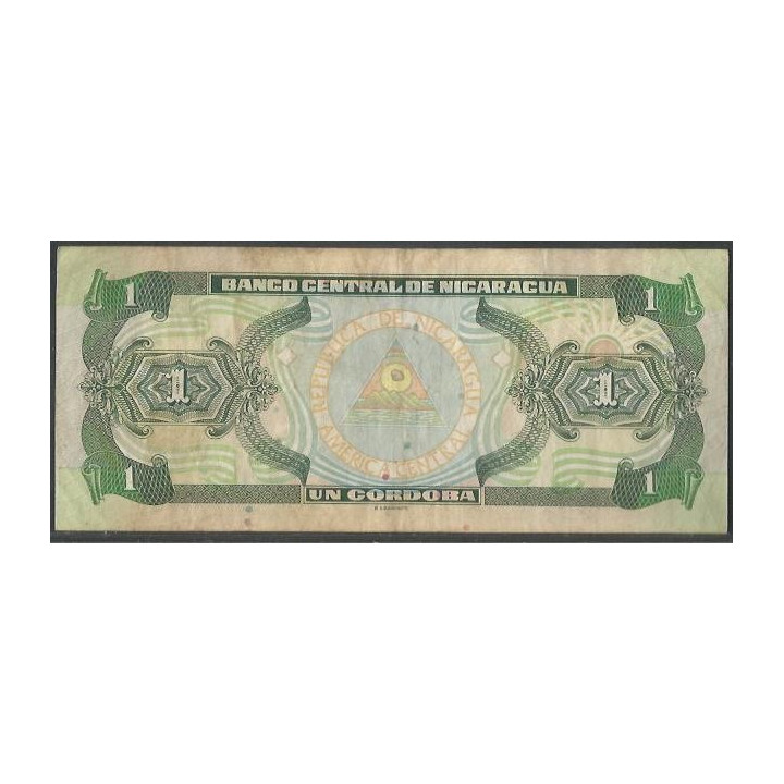 Nicaragua 1 Cordoba 1995 B P179 reverso