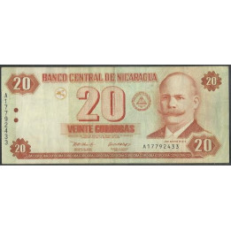 Nicaragua 20 Cordobas 2002 P192