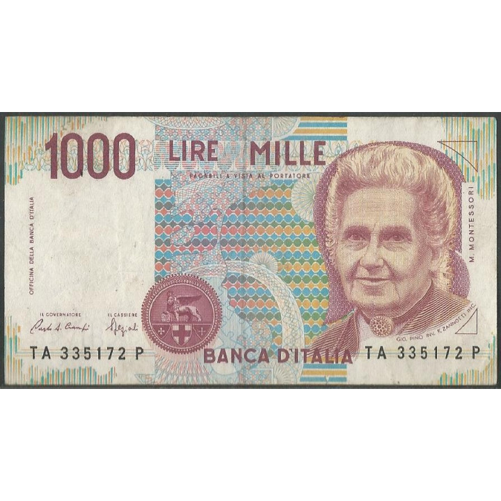 Italia 1.000 Liras D1990 P114a
