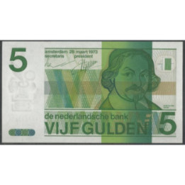 Holanda 5 Gulden 28 Mar 1973 P95