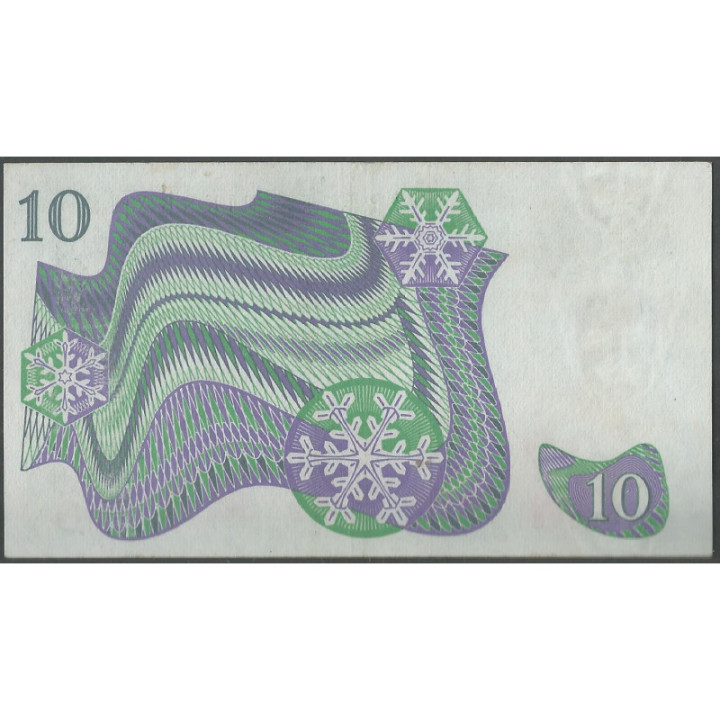 Suecia 10 Kronor 1983 P52d reverso