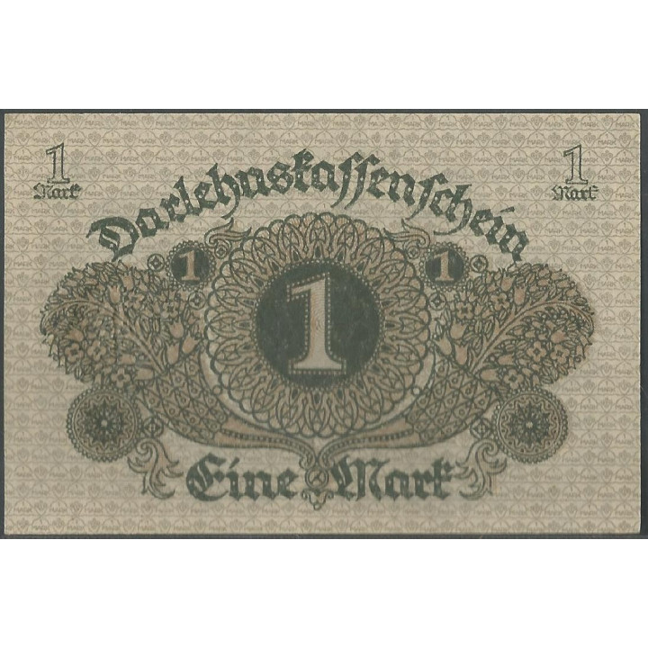 Alemania 1 Mark 1 Mar 1920 P58 reverso