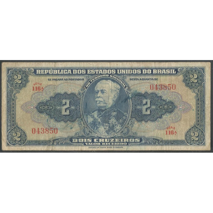 Brasil 2 Cruzeiros ND1944 P133a
