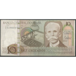 Brasil 10 Cruzados ND1987 P209b