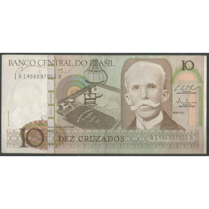 Brasil 10 Cruzados ND1987 P209b