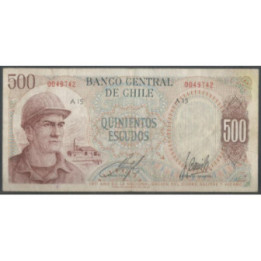 Chile 500 Escudos ND1971 P145