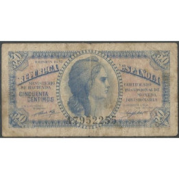 España 50 Centimos 1937 P93