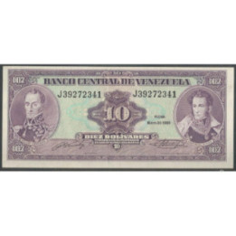 Venezuela 10 Bolivares 31 May 1990 J8 P61b
