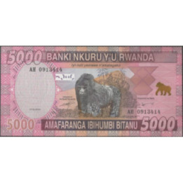 Rwanda 5.000 Francs 1 Dic 2014 P41
