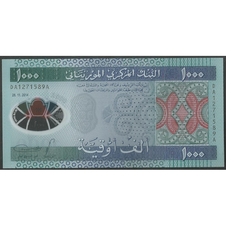 Mauritania 1.000 Ouguiya 28 Nov 2014 P19