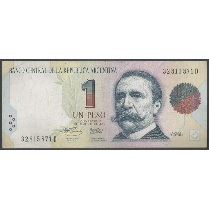 Argentina 1 Peso ND1993 Serie D P339b