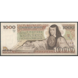 Mexico 1000 Pesos 13 May 1983 Serie US P80a