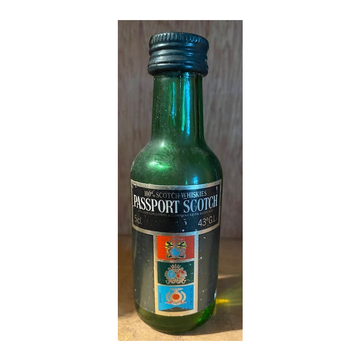 Minibotellas de Whiskey reverso
