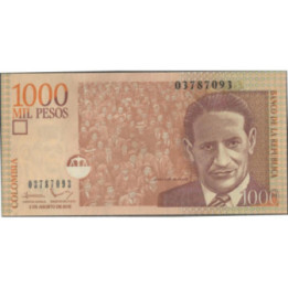 Fajo de 1.000 Pesos 2 Ago 2016 BGW439R19