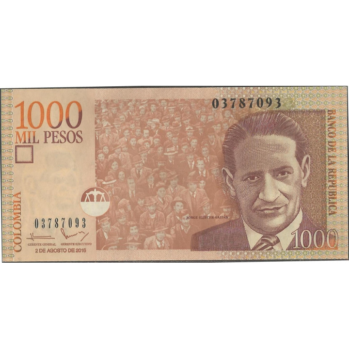 Fajo de 1.000 Pesos 2 Ago 2016 BGW439R19