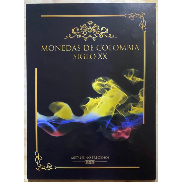 Monedas de colombia Siglo XX - Coleccionador con monedas