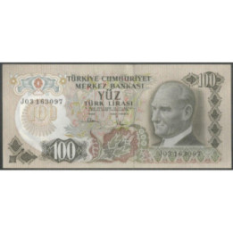 Turkya 100 Liras L1970 (1983) P189c