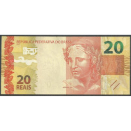 Brasil 20 Reales 2010 J P255j