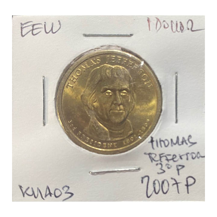 Estados Unidos 1 Dollar - Serie presidentes 2007-2008-2009 reverso