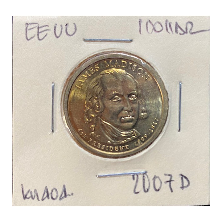 Estados Unidos 1 Dollar - Serie presidentes 2007-2008-2009 reverso