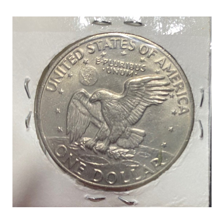 Estados Unidos 1 Dollar Eisenhower 1971-8 KM203 reverso
