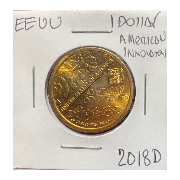 Estados Unidos 1 Dollar American Innovators 2018-