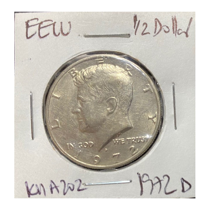 Estados Unidos 1/2 Dollar Kennedy CuNi 1971-75 KM202b
