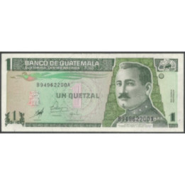 Guatemala 1 Quetzal 9 Ene 1998 P99