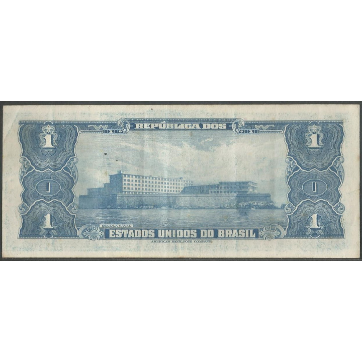 Brasil 1 Cruzeiro ND1944 P132a reverso