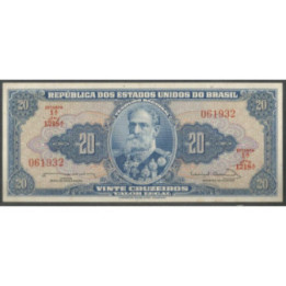 Brasil 20 Cruzeiros ND1955-61 Firma 3 P160a