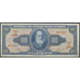Brasil 100 Cruzeiros ND1964 Firma 13 P170b