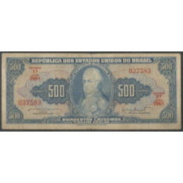 Brasil 500 Cruzeiros ND1962 Firma 11 P172b
