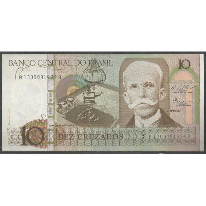 Brasil 10 Cruzados ND1987 P209b