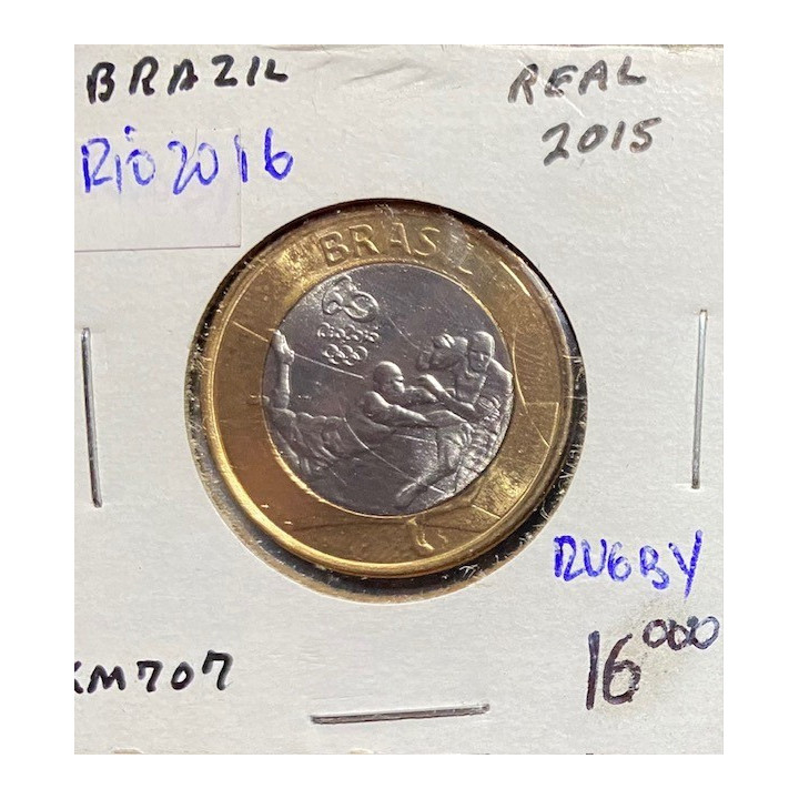 Brasil Juegos Olimpicos Rio 2016 reverso