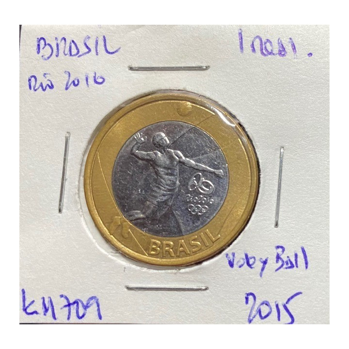 Brasil Juegos Olimpicos Rio 2016 reverso