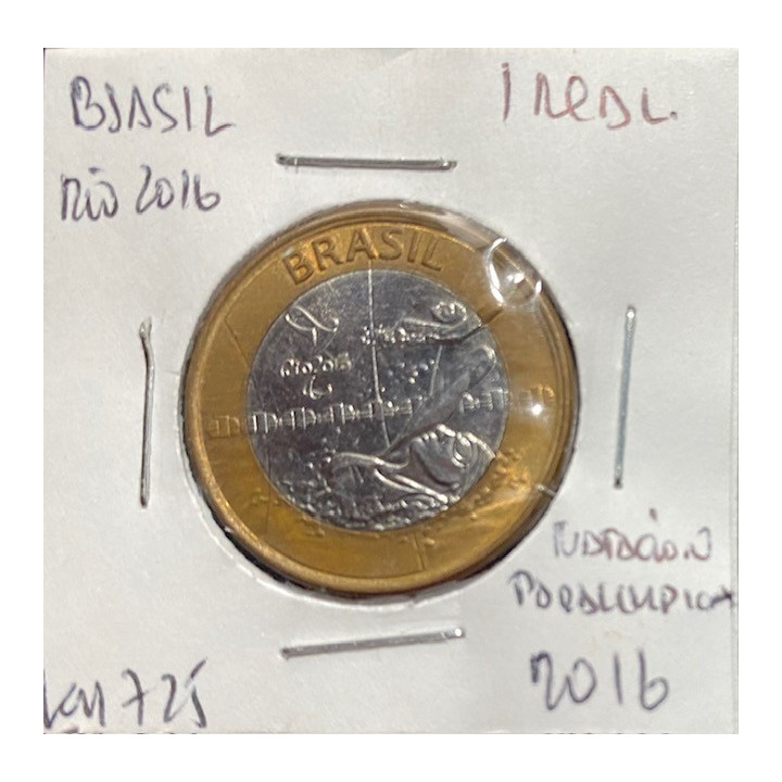 Brasil Juegos Olimpicos Rio 2016 reverso