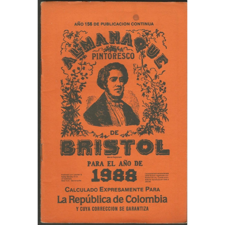 Almanaque Bristol - 1951 - 2026 reverso