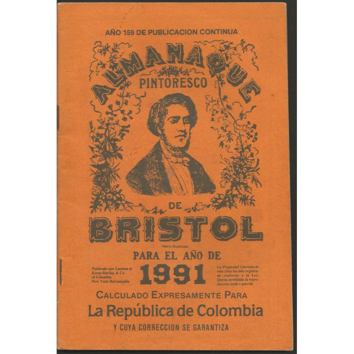 Almanaque Bristol - 1951 - 2026 reverso