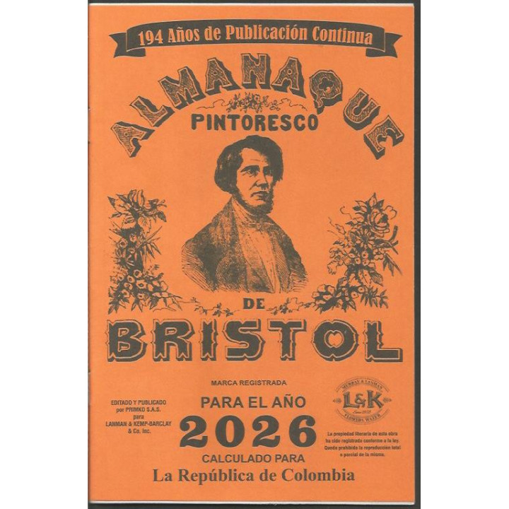 Almanaque Bristol - 1951 - 2026 reverso